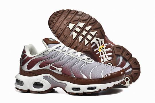 (image for) Nike Air Max Plus Brown Grey Silver Men's TN Shoes-142